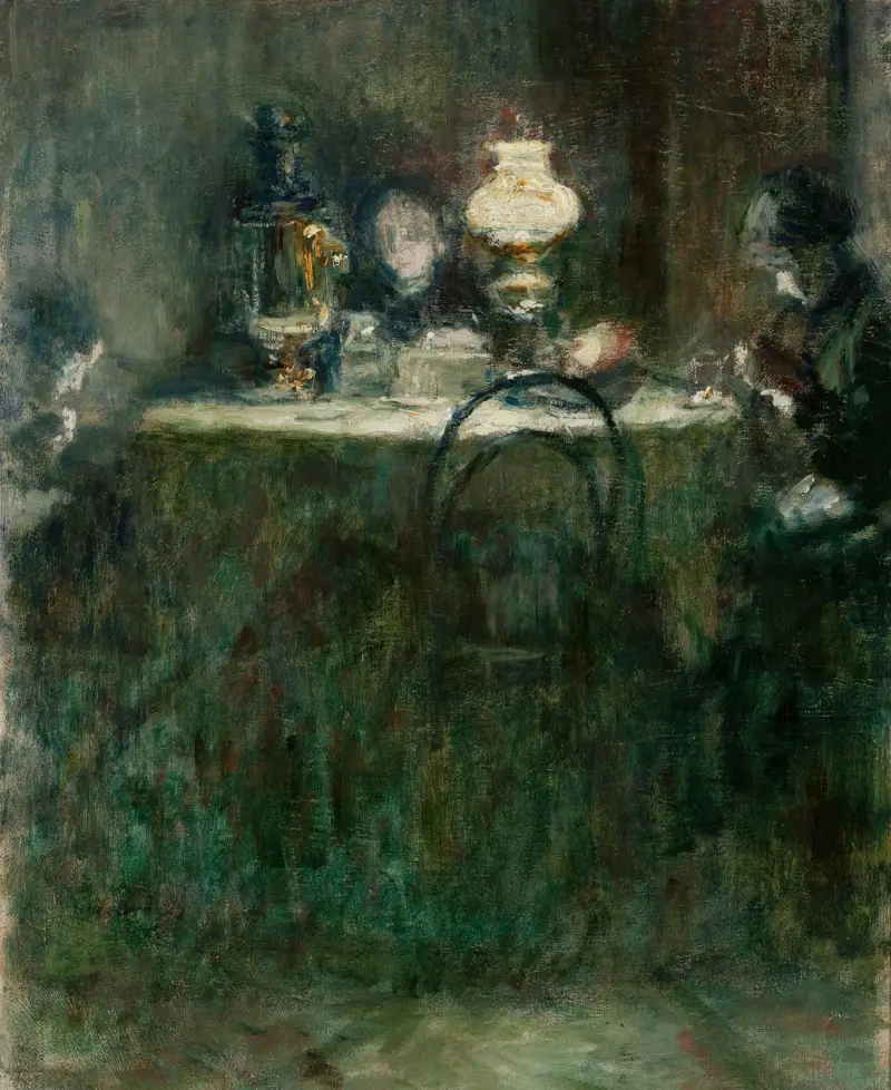 U lampy, Józef Pankiewicz