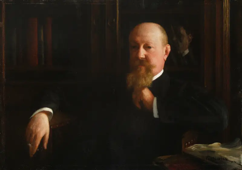 Portrait of Adam Maksymilian Oderfeld av Józef Pankiewicz