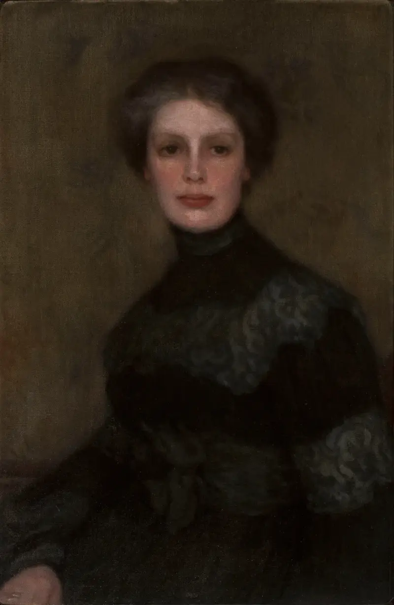 Portrait of Wanda Kułakowska av Józef Pankiewicz