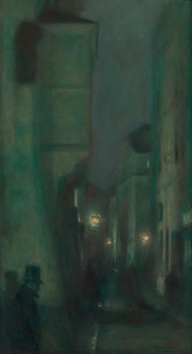 Wąski Dunaj nocą, Józef Pankiewicz