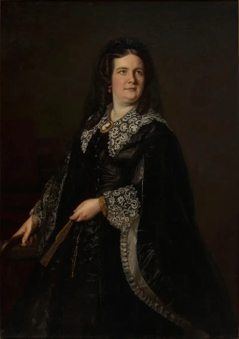 Portrait of Emilia Reszke av Józef Simmler