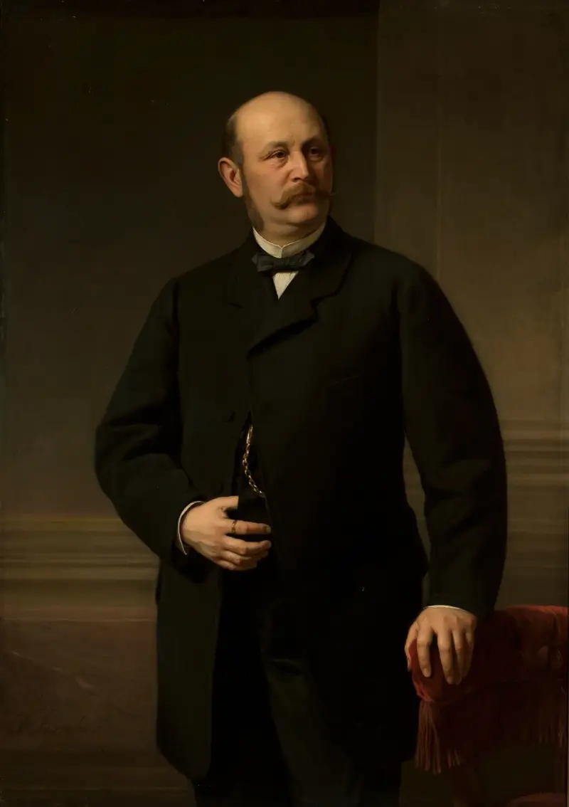 Portrait of Maurycy Brauman av Józef Simmler