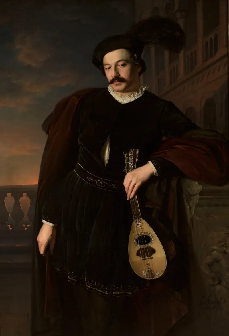 Bildnis des Wilhelm Troszel von Józef Simmler
