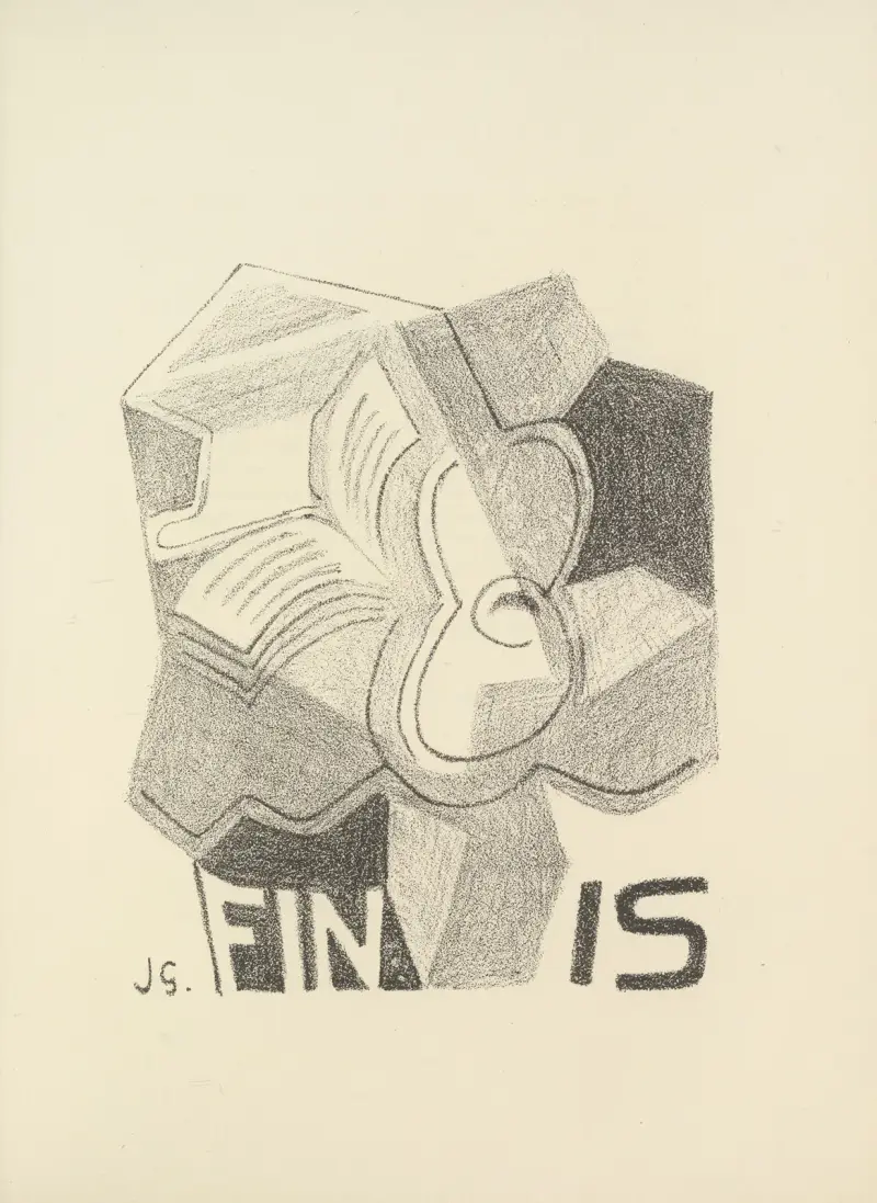 As a wife has a cow Pl.4 av Juan Gris