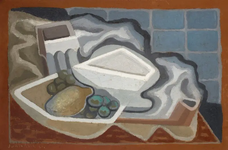 Zitrone und Traube von Juan Gris