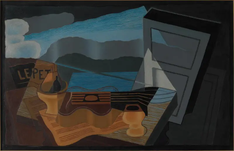 Utsikt över viken av Juan Gris
