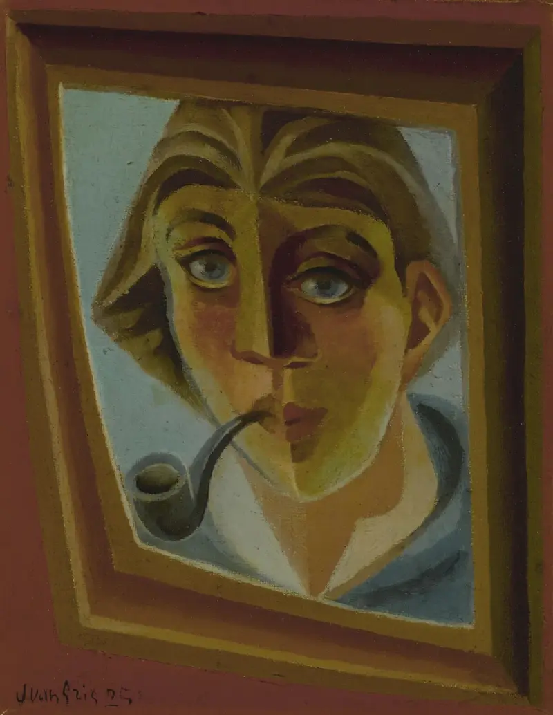 Mannen med pipan av Juan Gris