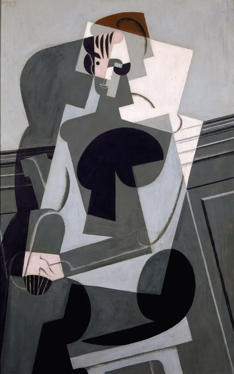 Portrait of Josette Gris av Juan Gris