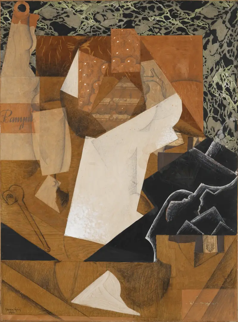 Zátiší s hrozny, Juan Gris