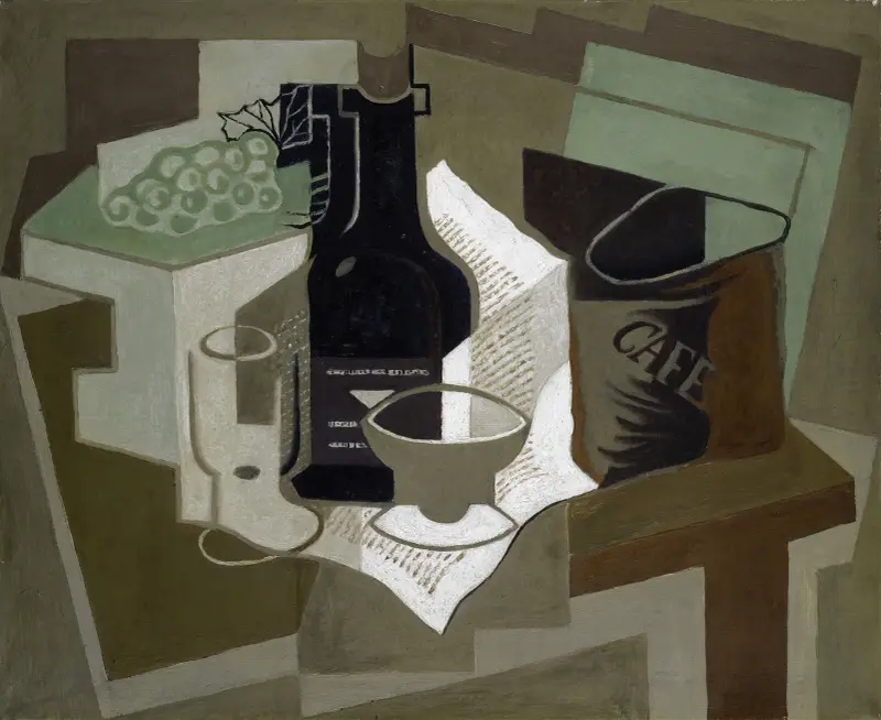 The Bag of Coffee av Juan Gris
