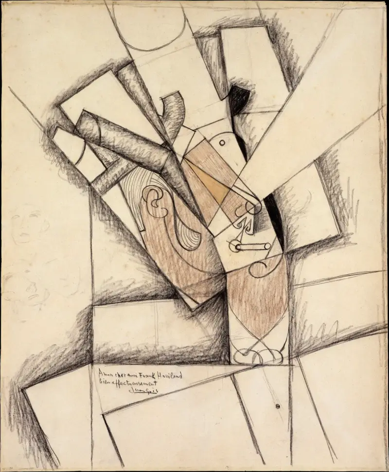 Rökaren II av Juan Gris