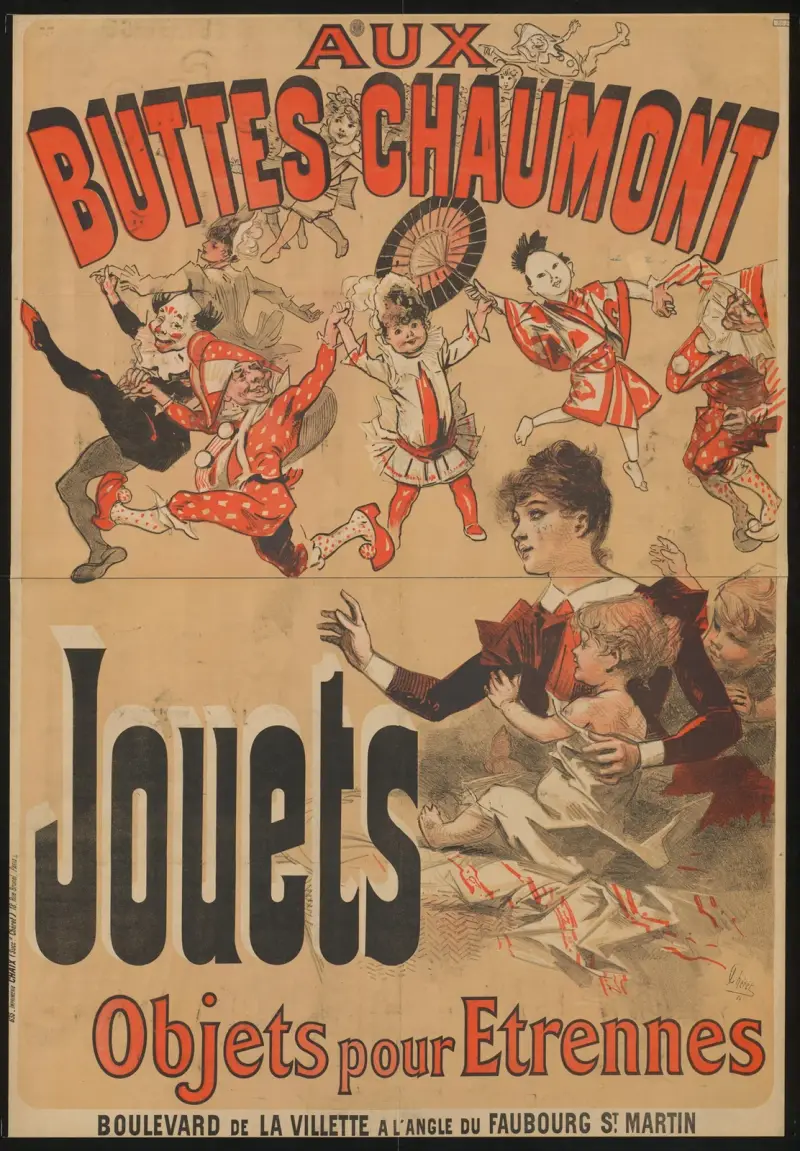 Aux Buttes Chaumont av Jules Chéret