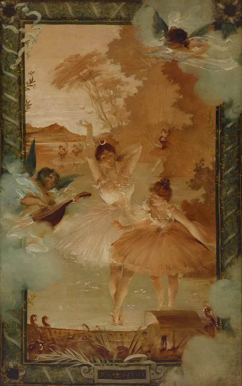 Ballerinas av Jules Chéret