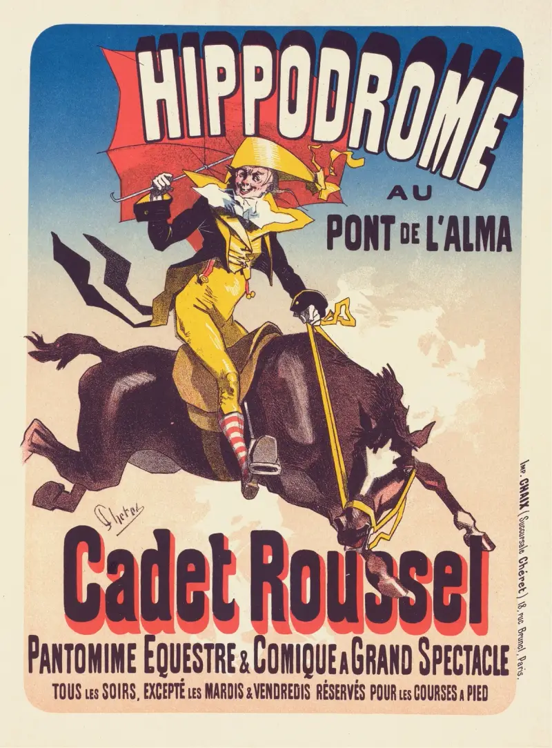 Cadet Roussel av Jules Chéret