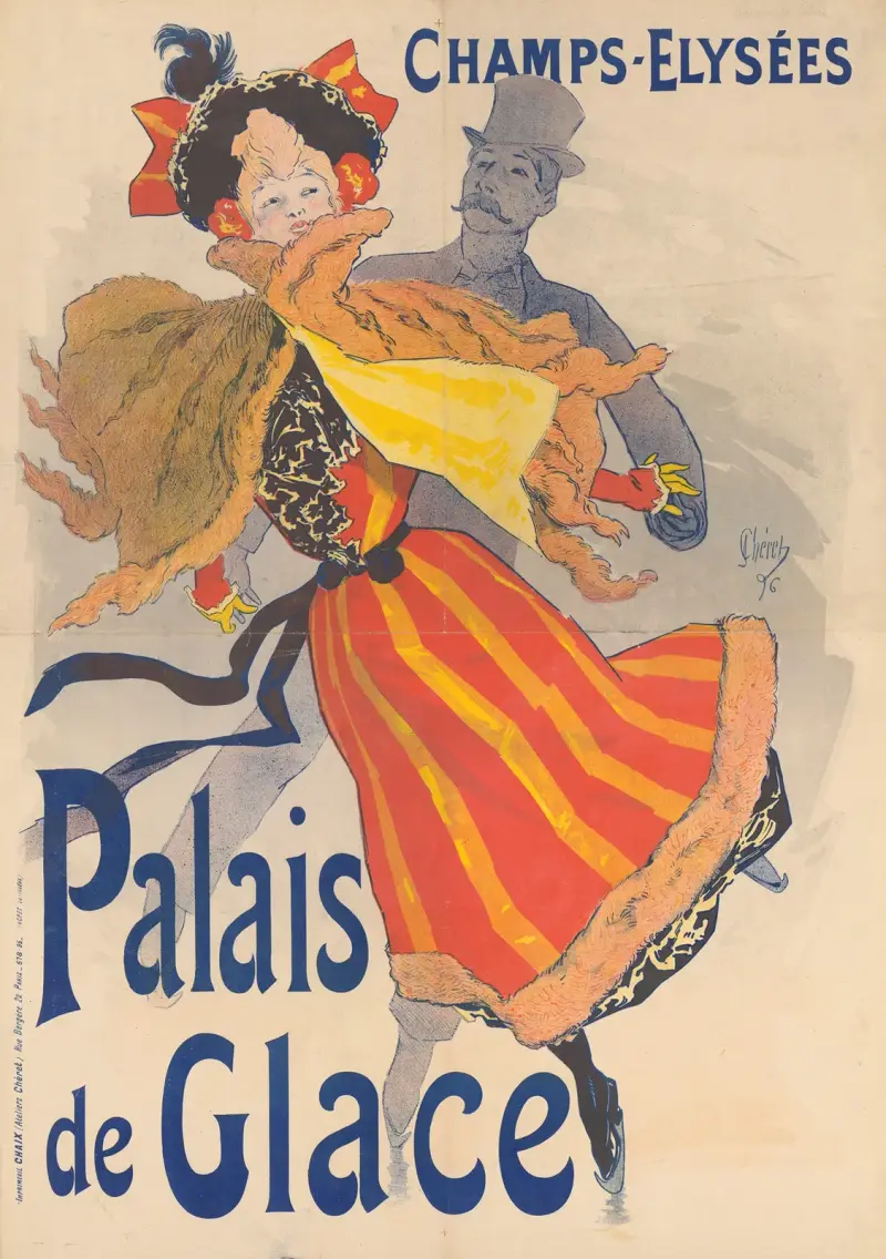 Champs-Elysées, Palais de Glace av Jules Chéret
