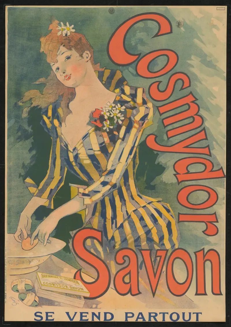 Cosmydor Savon av Jules Chéret