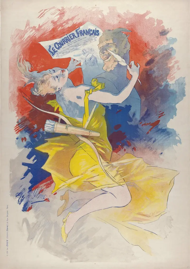 Courrier français av Jules Chéret