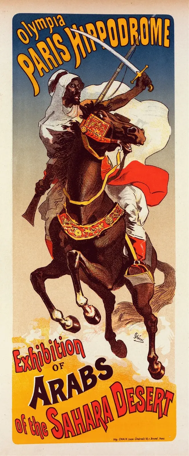 Exhibition D’arabes Du Sahara av Jules Chéret