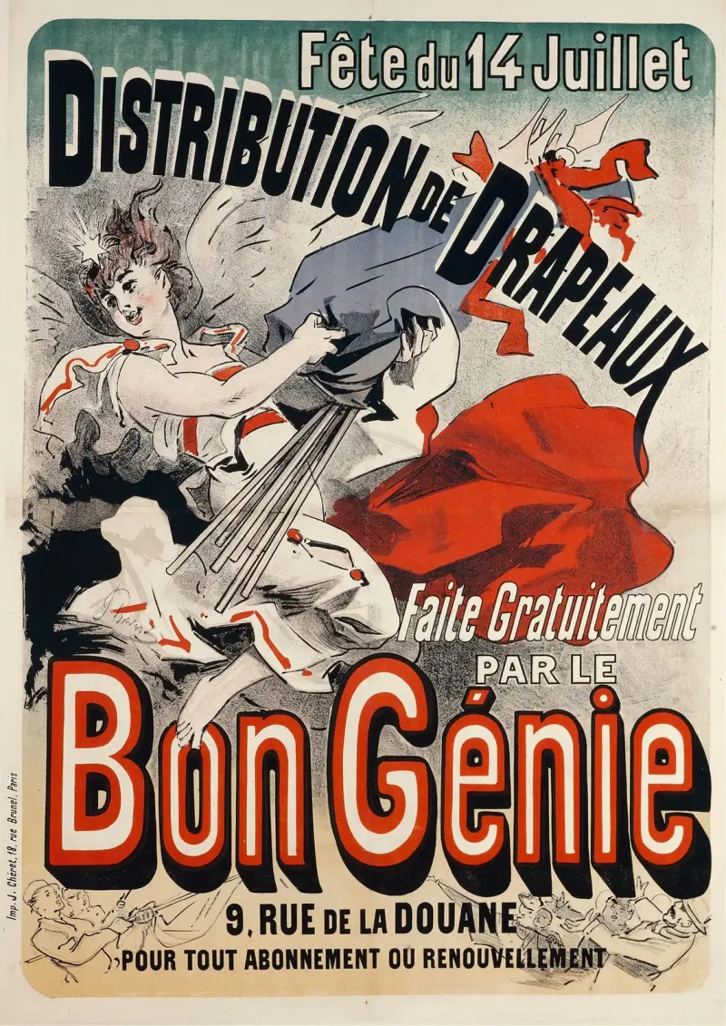 Faite Gratuitement Par Le Bon Génie av Jules Chéret