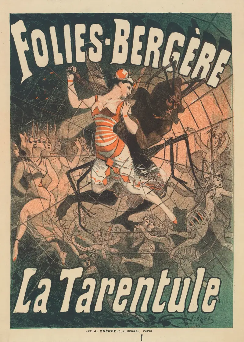 Folies-Bergère. Taranteln av Jules Chéret