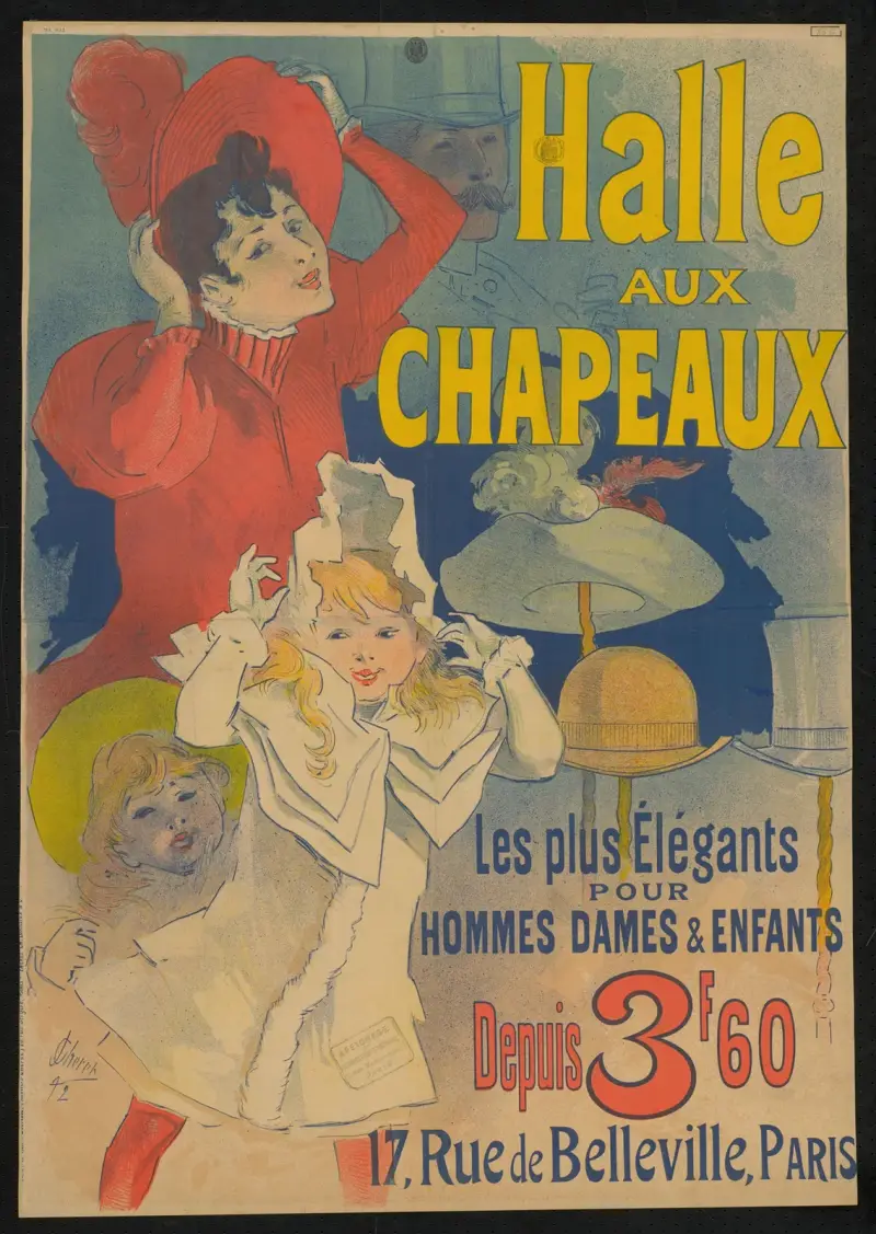Hattaffären av Jules Chéret