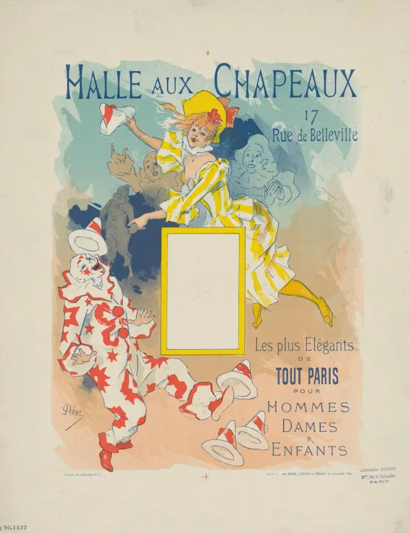 Hattaffären. De elegantaste i hela Paris av Jules Chéret