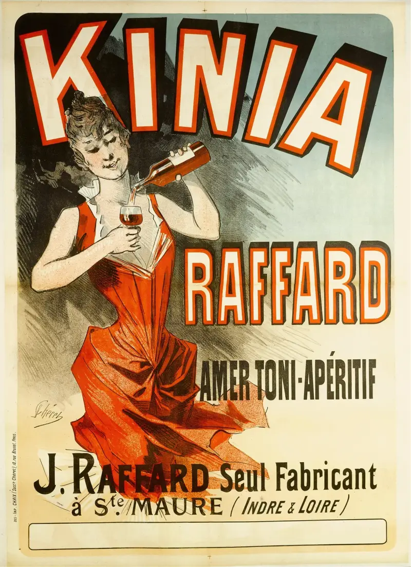 Kinia Raffard,Amer Toni-Aperitif av Jules Chéret
