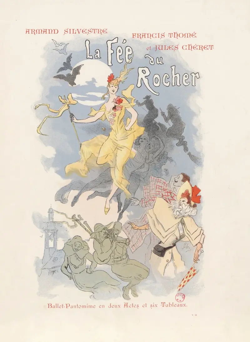 Klippans fe (Pl.1) av Jules Chéret