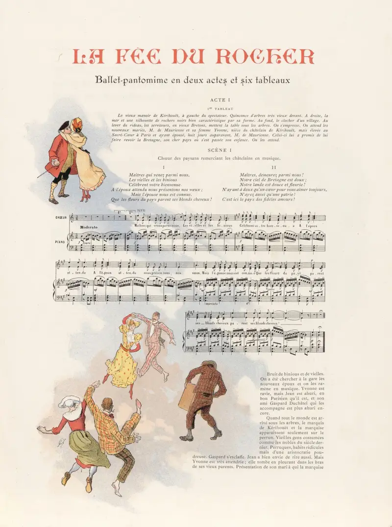 Klippans fe (pl. 3) av Jules Chéret