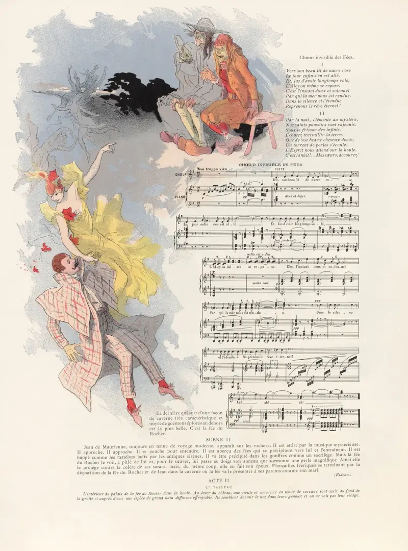 Klippans fe (pl. 6) av Jules Chéret