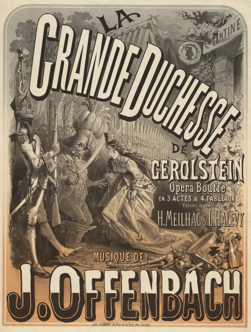 Die Großherzogin von Gerolstein von Jules Chéret