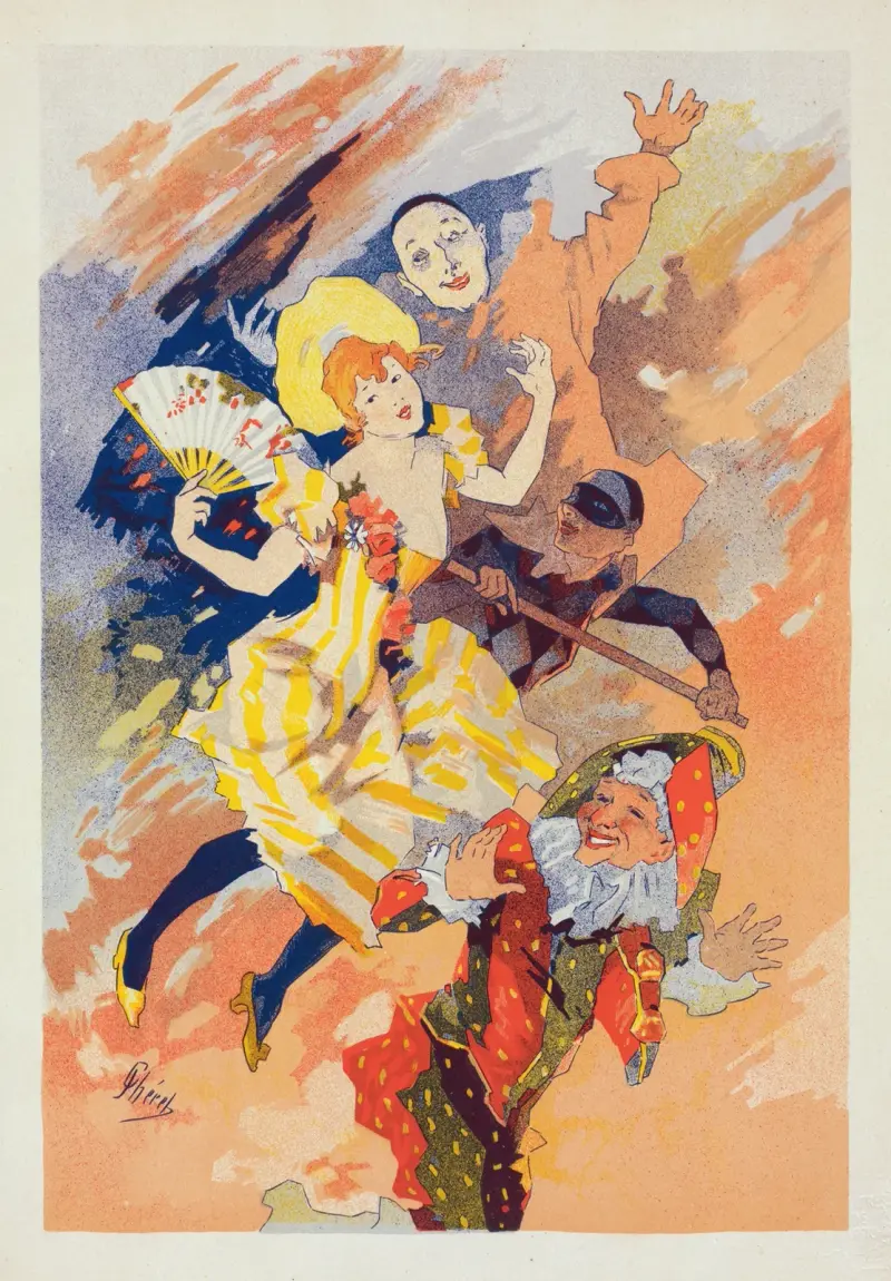 La Pantomime av Jules Chéret