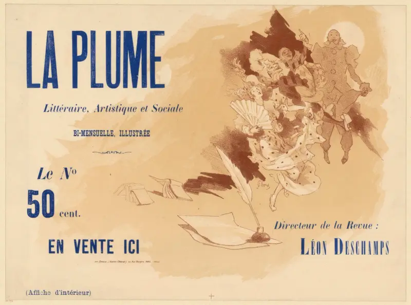 La Plume. Littéraire, Artistique et Sociale av Jules Chéret