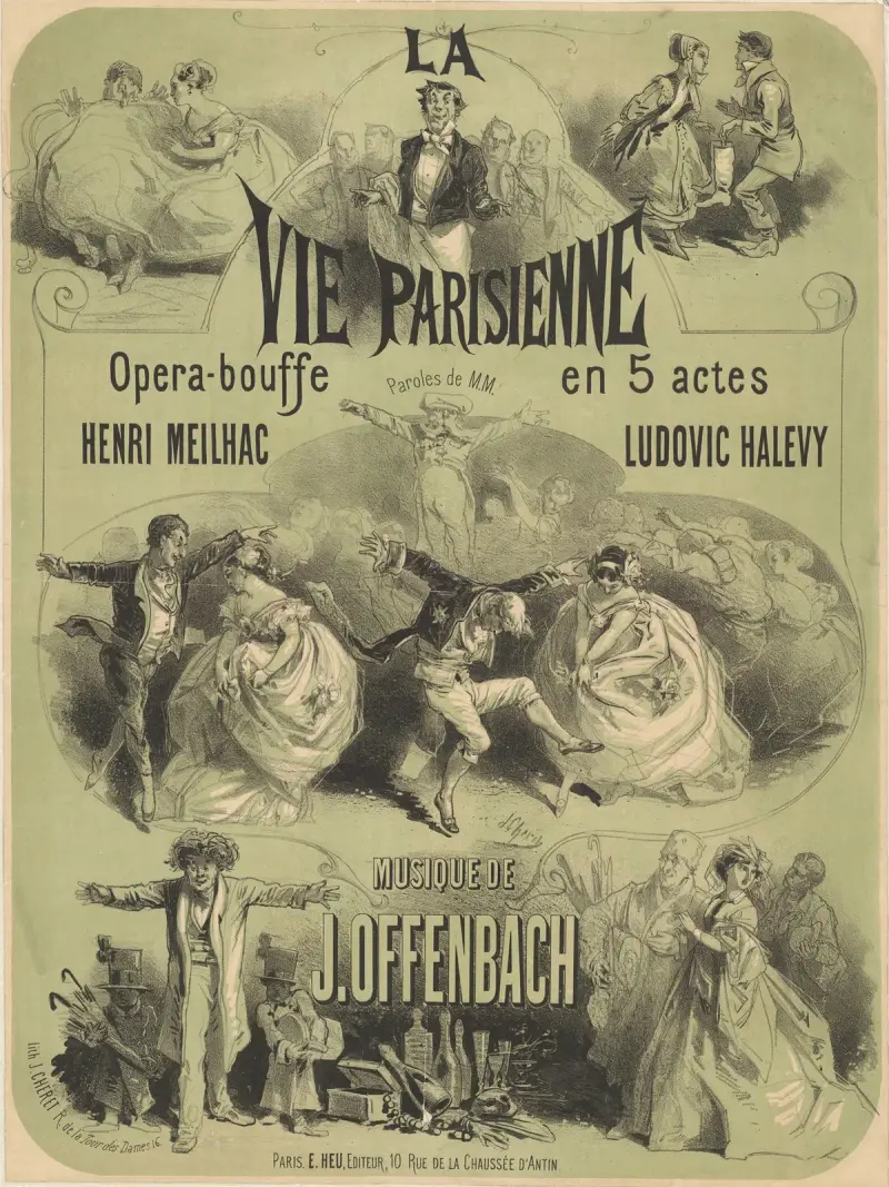 Det parisiska livet av Jules Chéret