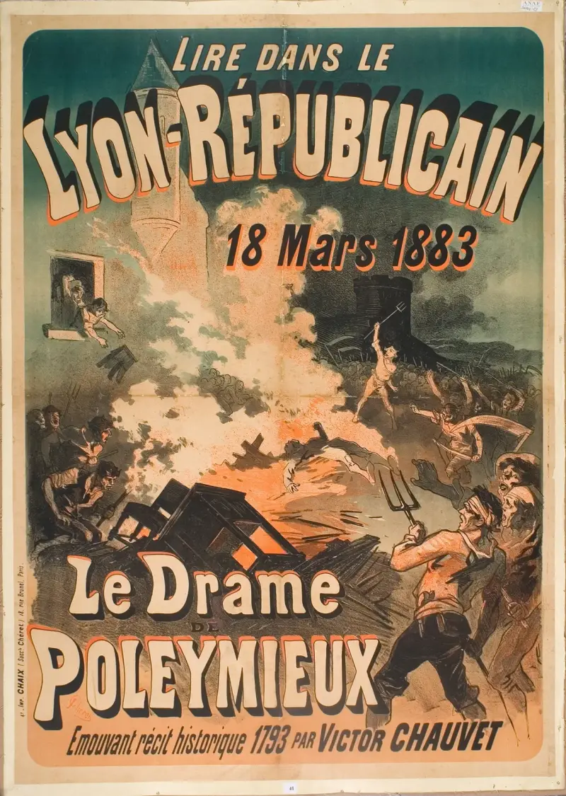 Le drame de Poleymieux av Jules Chéret