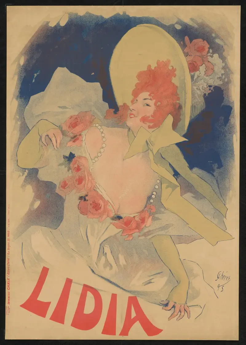 Lidia av Jules Chéret