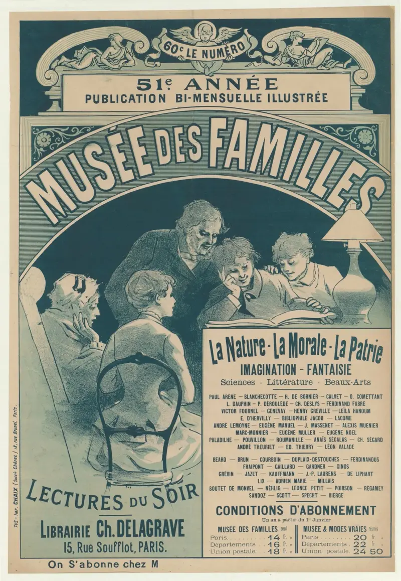 Musée des Familles av Jules Chéret