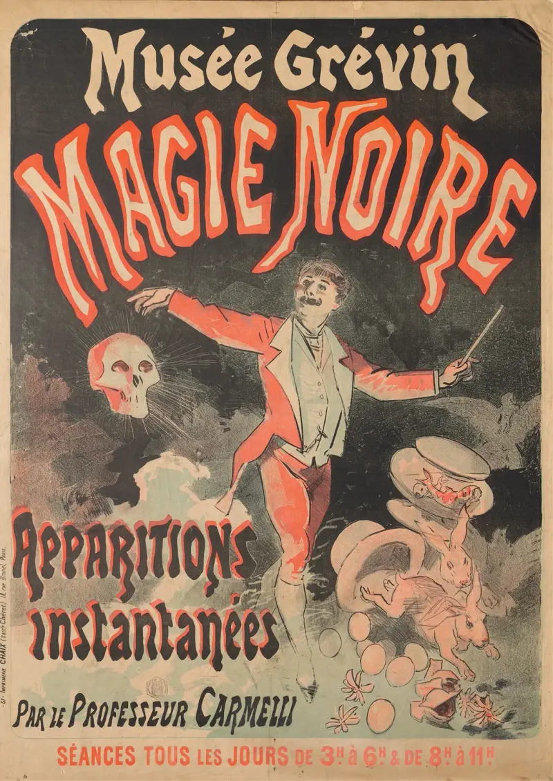 Musée Grévin, Black Magic av Jules Chéret