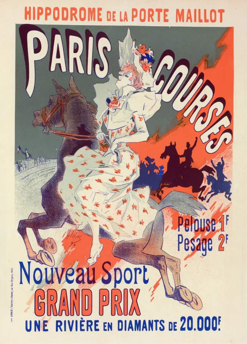 Paris-Courses av Jules Chéret