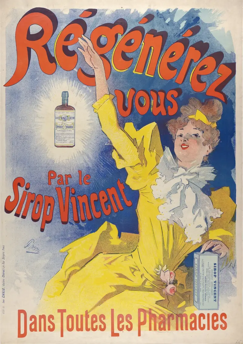 Sirop Vincent av Jules Chéret