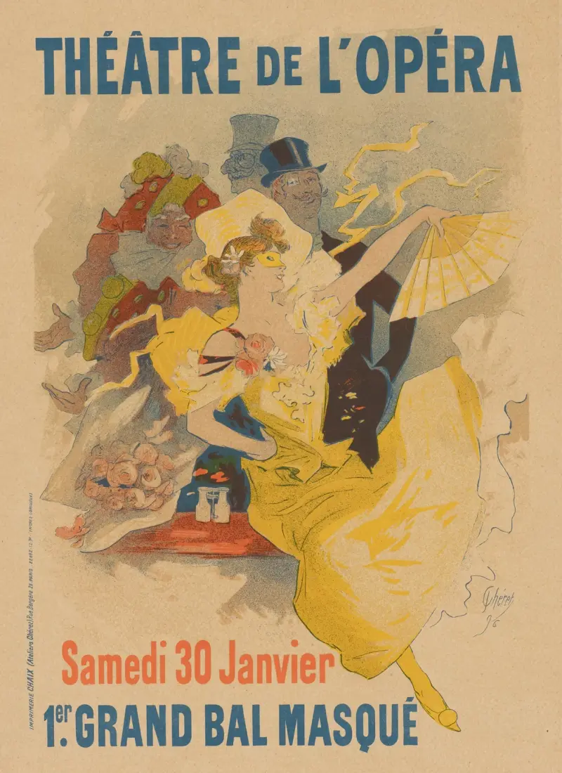 Theatre de L’Opera av Jules Chéret