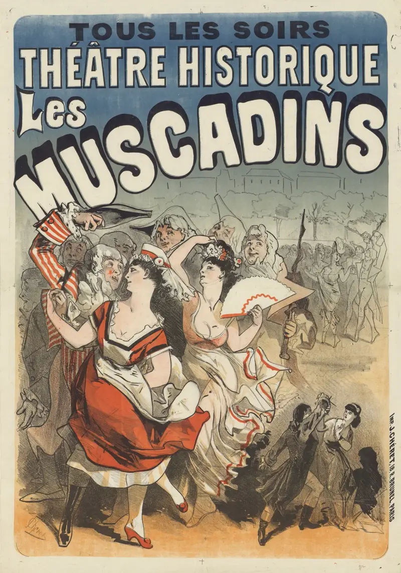 Théâtre Historique. Les Muscadins av Jules Chéret