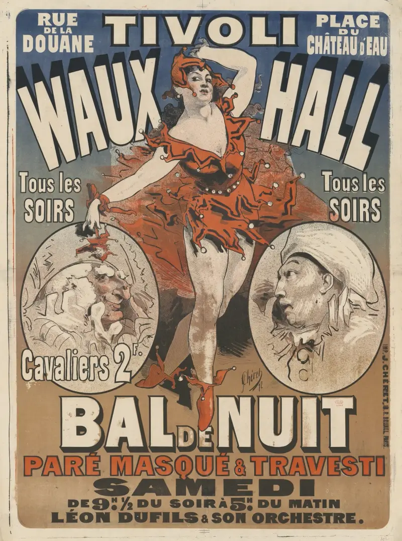 Tivoli Waux-Hall. Bal de nuit av Jules Chéret