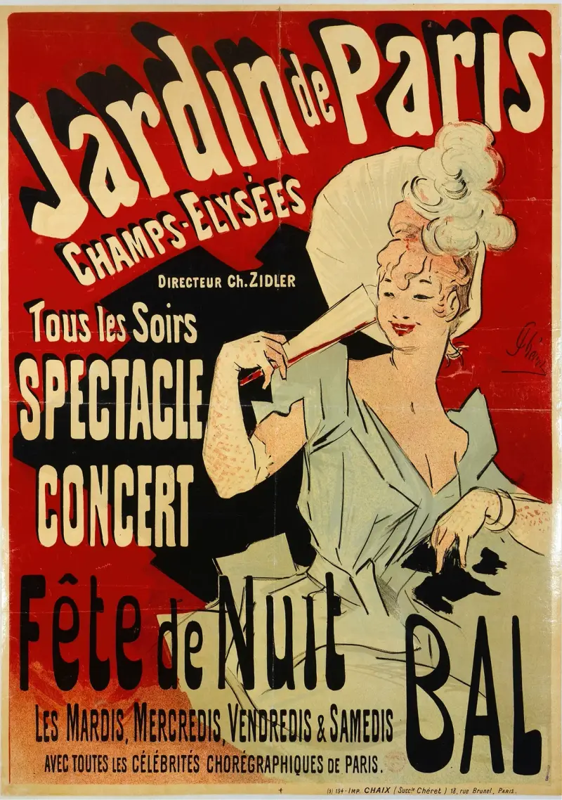 Tous Les Soirs Spectacle Concert av Jules Chéret