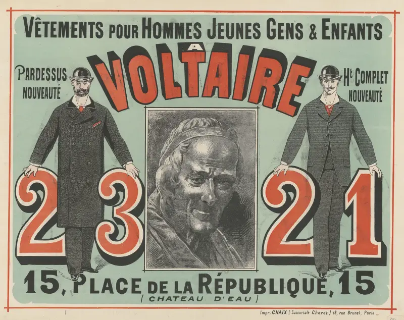 Herrkläder för unga män och barn hos Voltaire av Jules Chéret