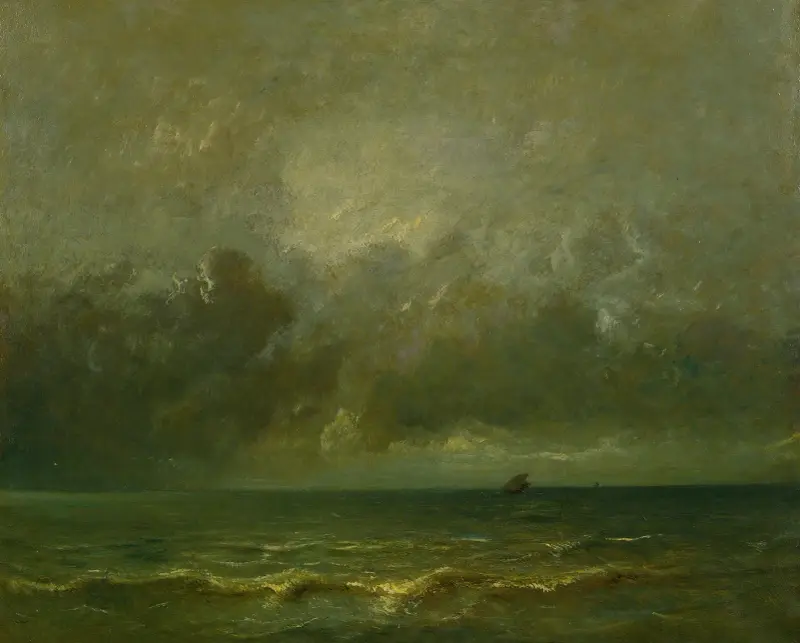 Die Ruhe vor dem Sturm von Jules Dupré