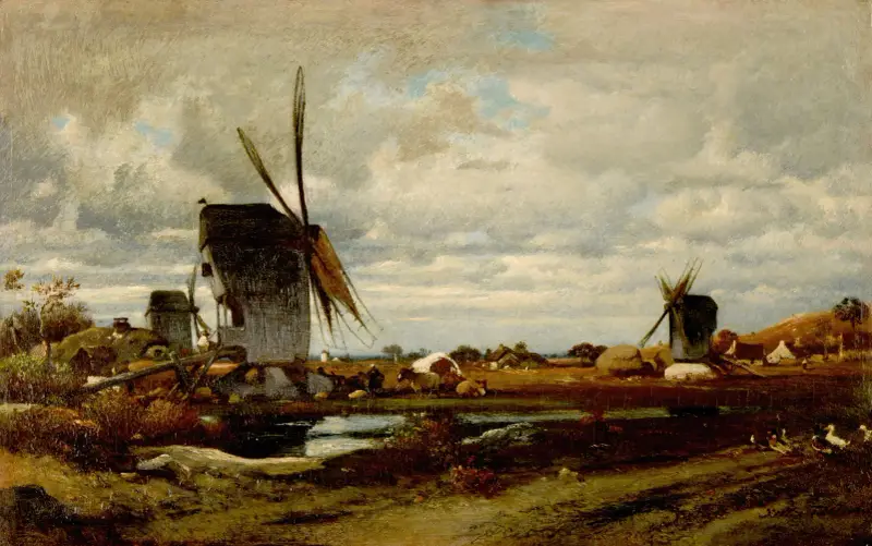 Die Windmühlen von Jules Dupré
