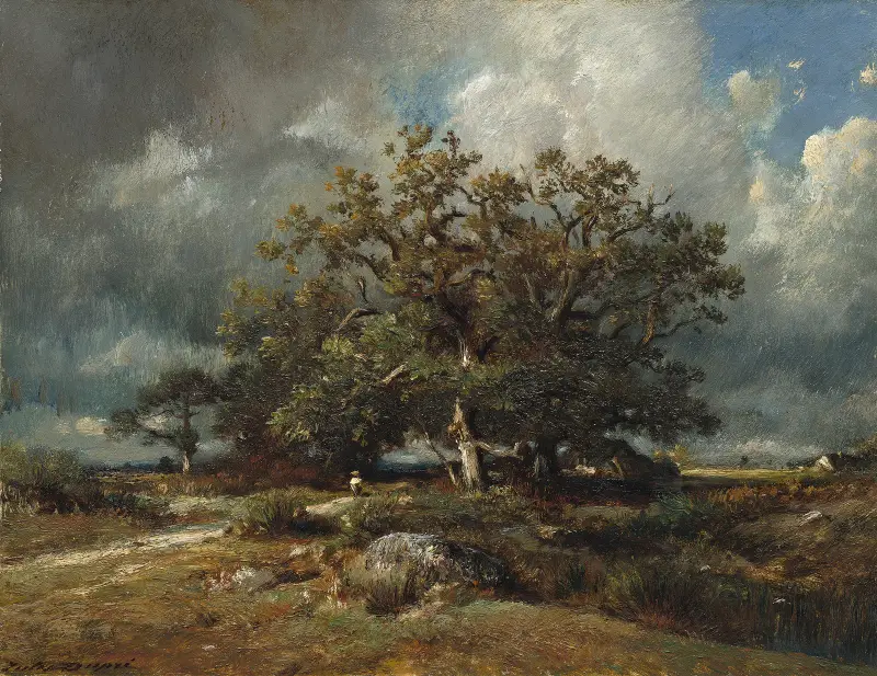 Stará dub, 1870, Jules Dupré