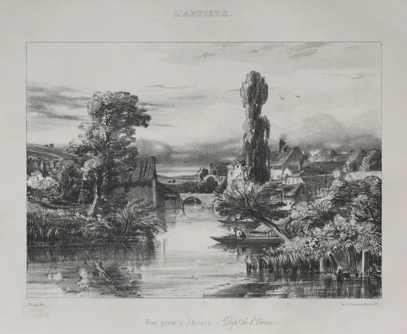 Pohled u Alençonu, Jules Dupré