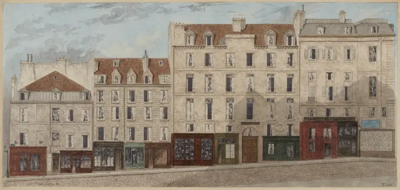 Numéros 7 à 15 rue Pagevin (actuelle rue du Coq-Héron), 1er arrondissement av Jules Gaildrau